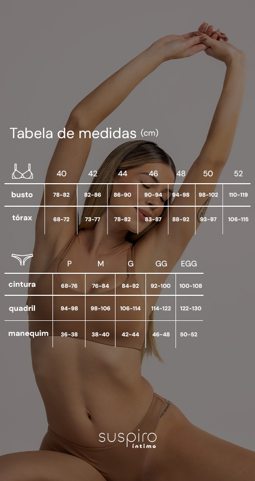 Tabela de medidas