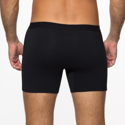 Cueca Boxer De Cotton Preto