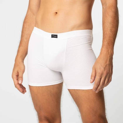 Cueca Boxer De Microfibra Branco