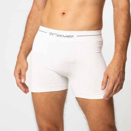 Cueca Boxer Microfibra Sem Costura Branco