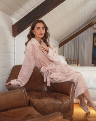 Roupão Fleece Rose