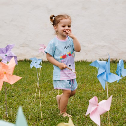 Pijama Infantil Estampa Estrelar