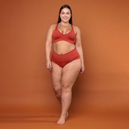 Calcinha com Reforço na Cintura Microfibra Plus Liquor