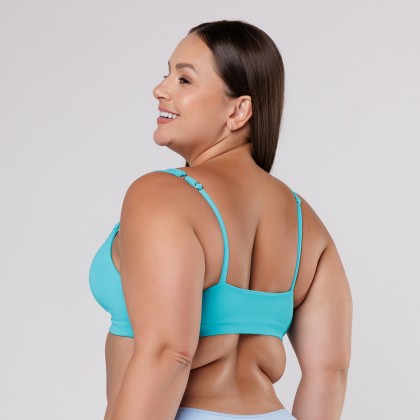 TOP ALÇA DUPLA AZUL CLARO