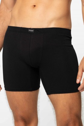 Cueca Boxer Long Cotton Preto