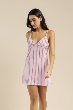 Camisola Alça Listrado