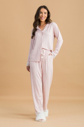 Pijama Camisaria Longo