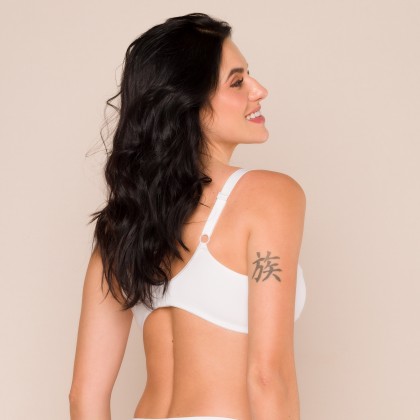 Sutiã Com Detalhe Em Renda Mastec Branco