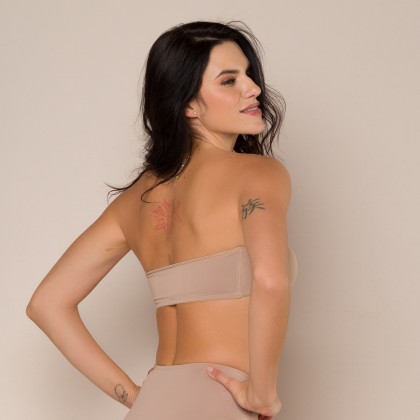 Sutiã Com Bojo Tomara Que Caia Franzido Na Frente Chocolate